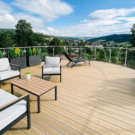 Apartament Penthouse Sloneczna Rapsodia - Blisko Parku Zdrojowego - Duzy Taras Na Dachu - Piekny Widok - Winda - Garaz Rabka Zewnętrze zdjęcie