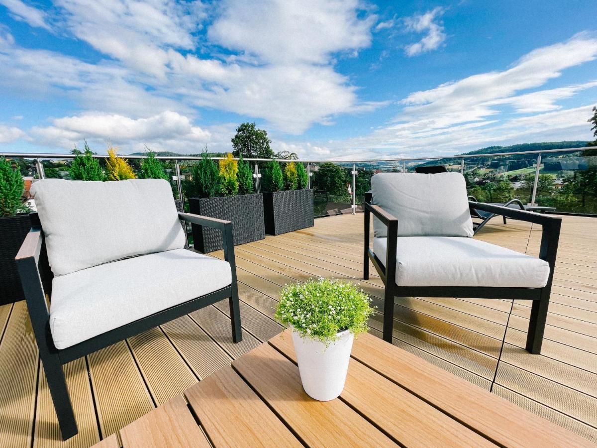 Apartament Penthouse Sloneczna Rapsodia - Blisko Parku Zdrojowego - Duzy Taras Na Dachu - Piekny Widok - Winda - Garaz Rabka Zewnętrze zdjęcie