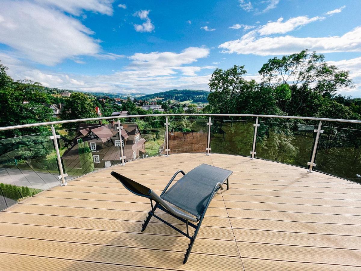 Apartament Penthouse Sloneczna Rapsodia - Blisko Parku Zdrojowego - Duzy Taras Na Dachu - Piekny Widok - Winda - Garaz Rabka Zewnętrze zdjęcie