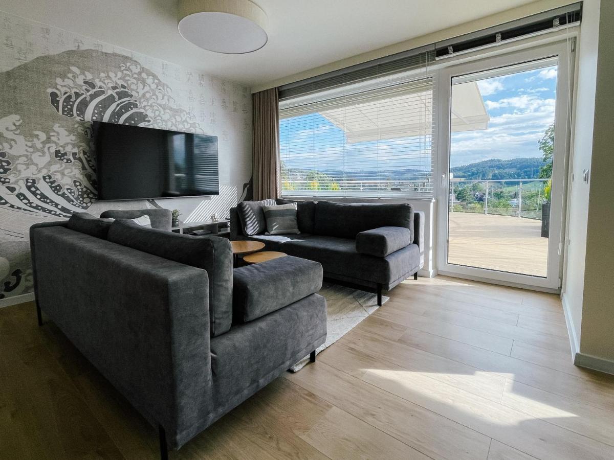 Apartament Penthouse Sloneczna Rapsodia - Blisko Parku Zdrojowego - Duzy Taras Na Dachu - Piekny Widok - Winda - Garaz Rabka Zewnętrze zdjęcie